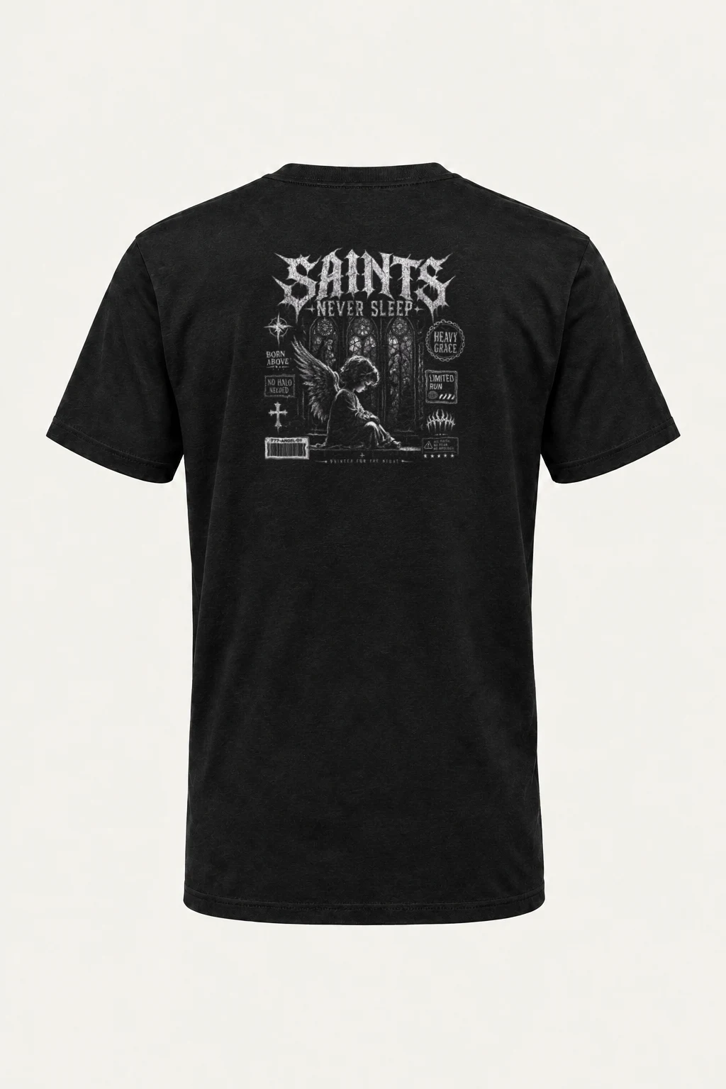 "Gargoyle Cathedral" Heavyweight Unisex Crewneck T-shirt | Gildan 5000