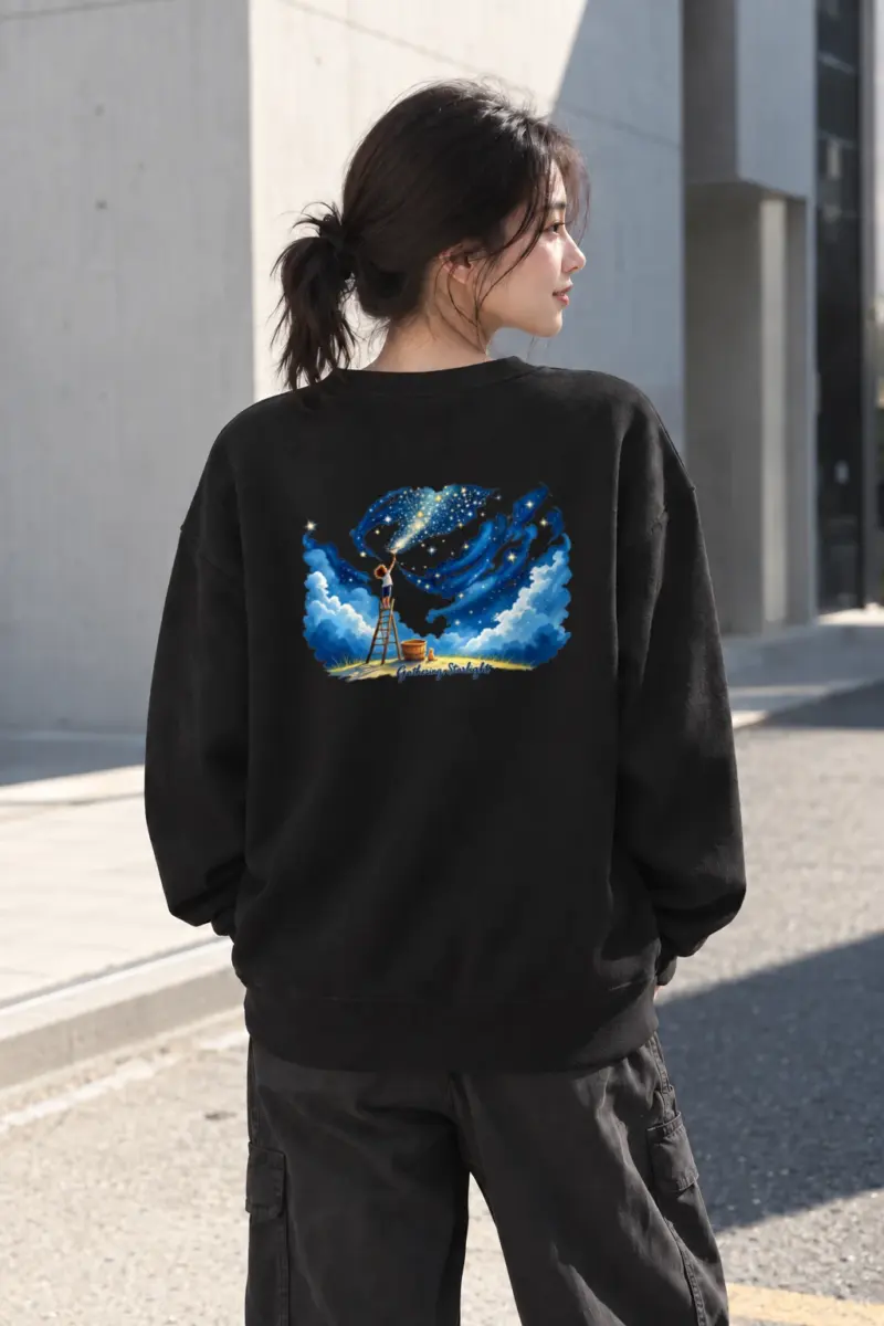 "Gathering Starlight" Heavy Blend Unisex Crewneck Sweatshirt | Gildan 18000