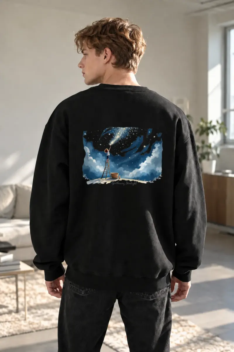 “Gathering Starlight” Heavy Blend Unisex Crewneck Sweatshirt | Gildan 18000