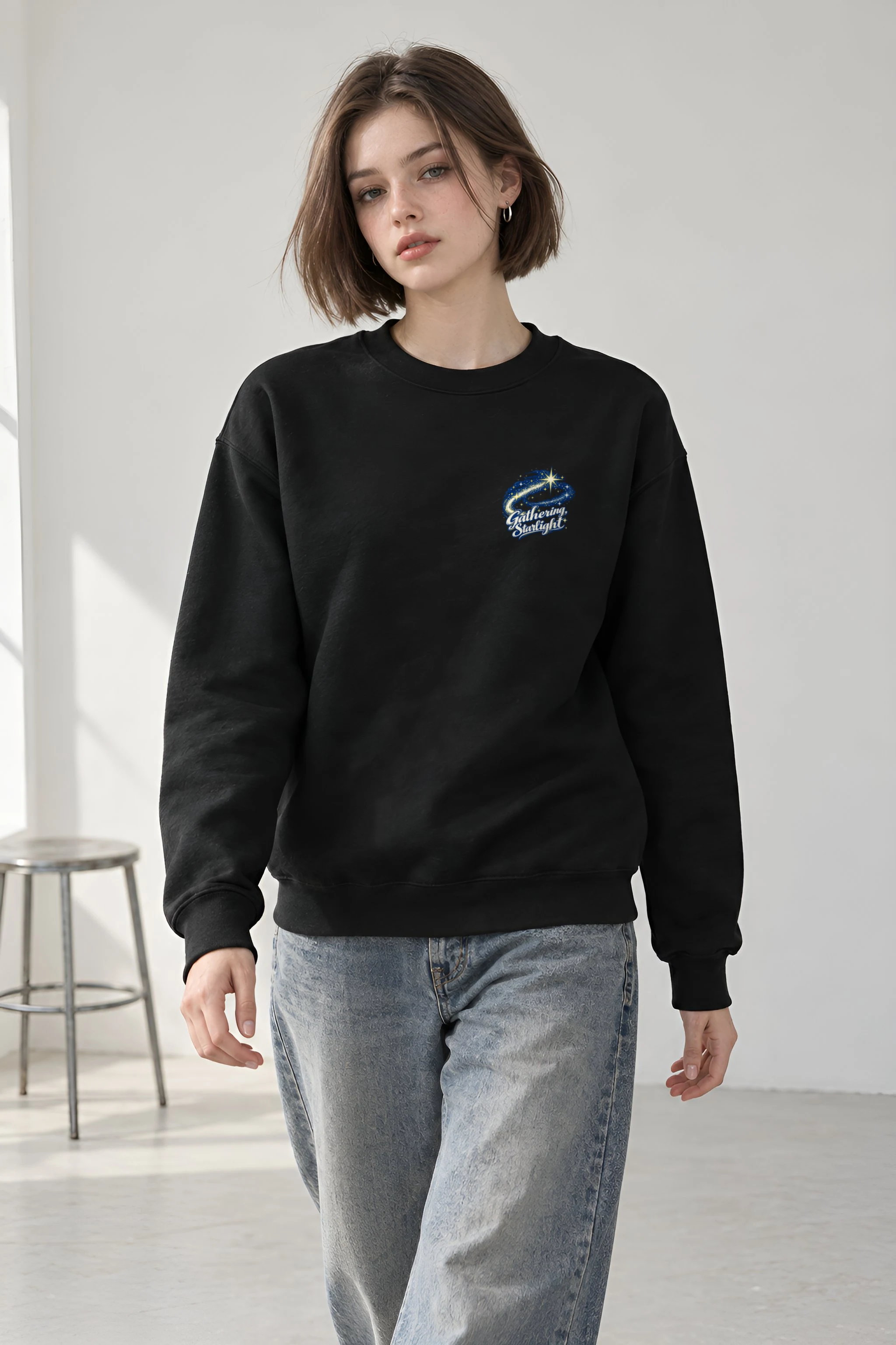 "Gathering Starlight" Heavy Blend Unisex Crewneck Sweatshirt