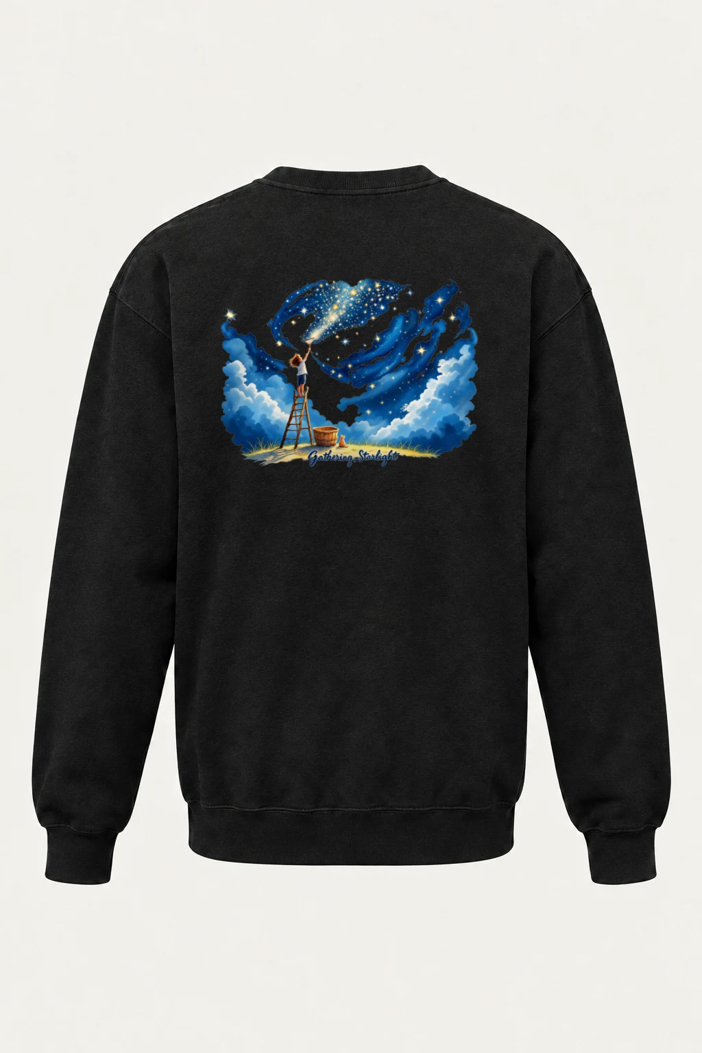 "Gathering Starlight" Heavy Blend Unisex Crewneck Sweatshirt | Gildan 18000
