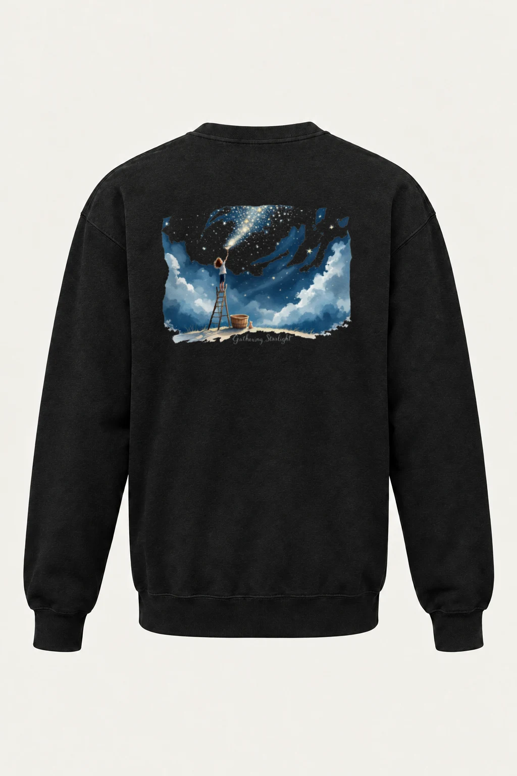 "Gathering Starlight" Heavy Blend Unisex Crewneck Sweatshirt | Gildan 18000