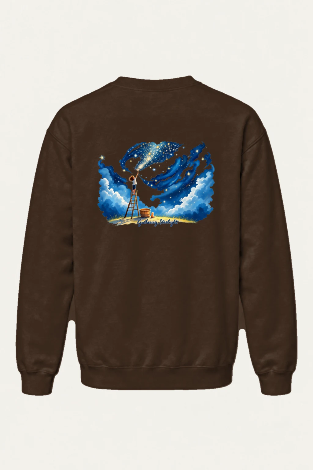 "Gathering Starlight" Heavy Blend Unisex Crewneck Sweatshirt | Gildan 18000