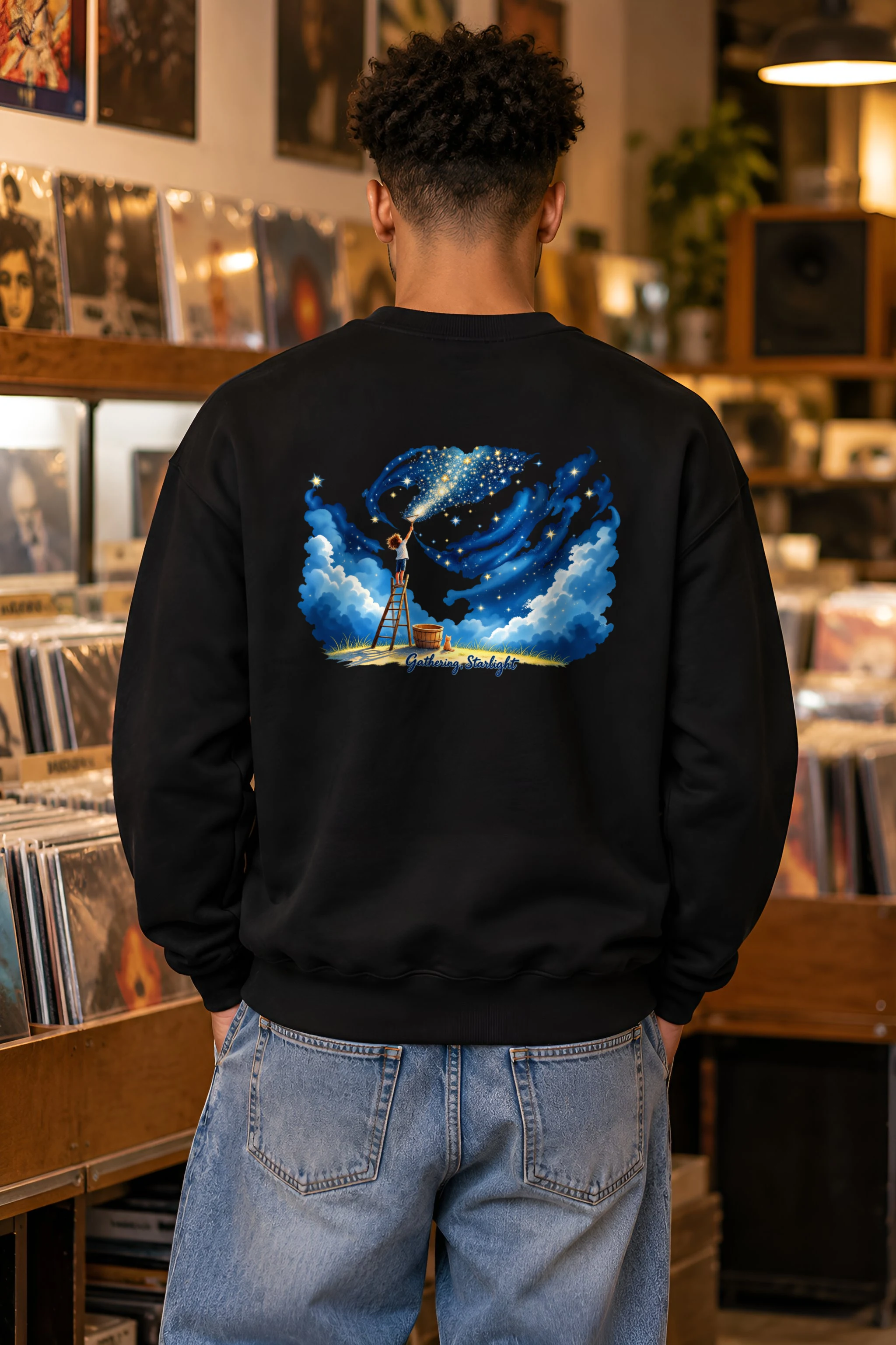 "Gathering Starlight" 1 Crewneck Sweatshirt