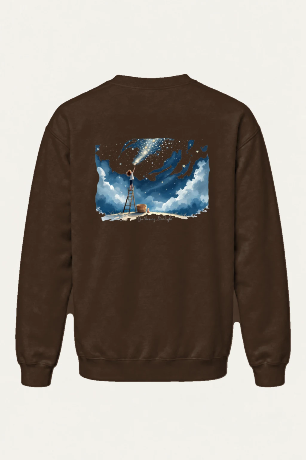 "Gathering Starlight" Heavy Blend Unisex Crewneck Sweatshirt | Gildan 18000