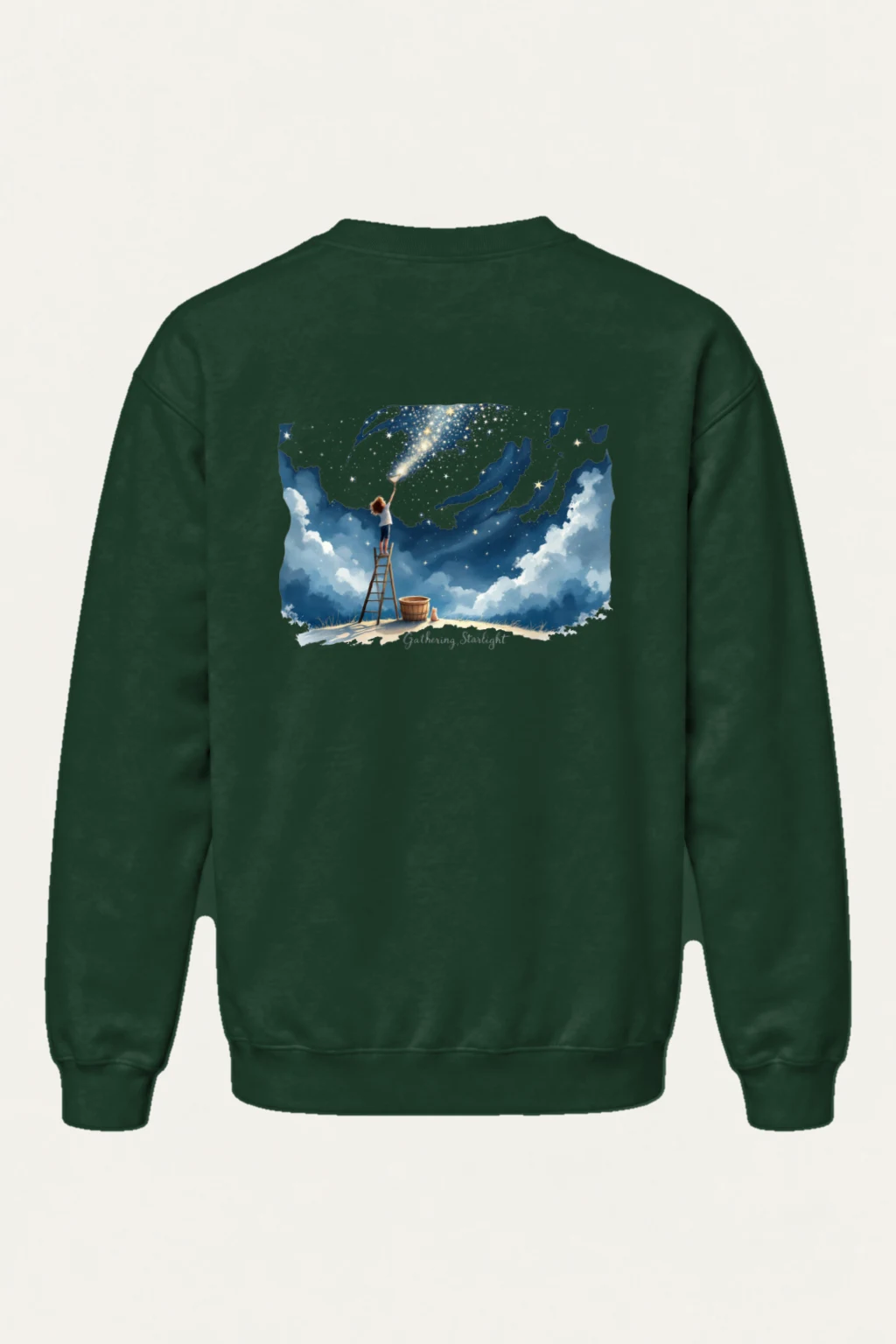 "Gathering Starlight" Heavy Blend Unisex Crewneck Sweatshirt | Gildan 18000