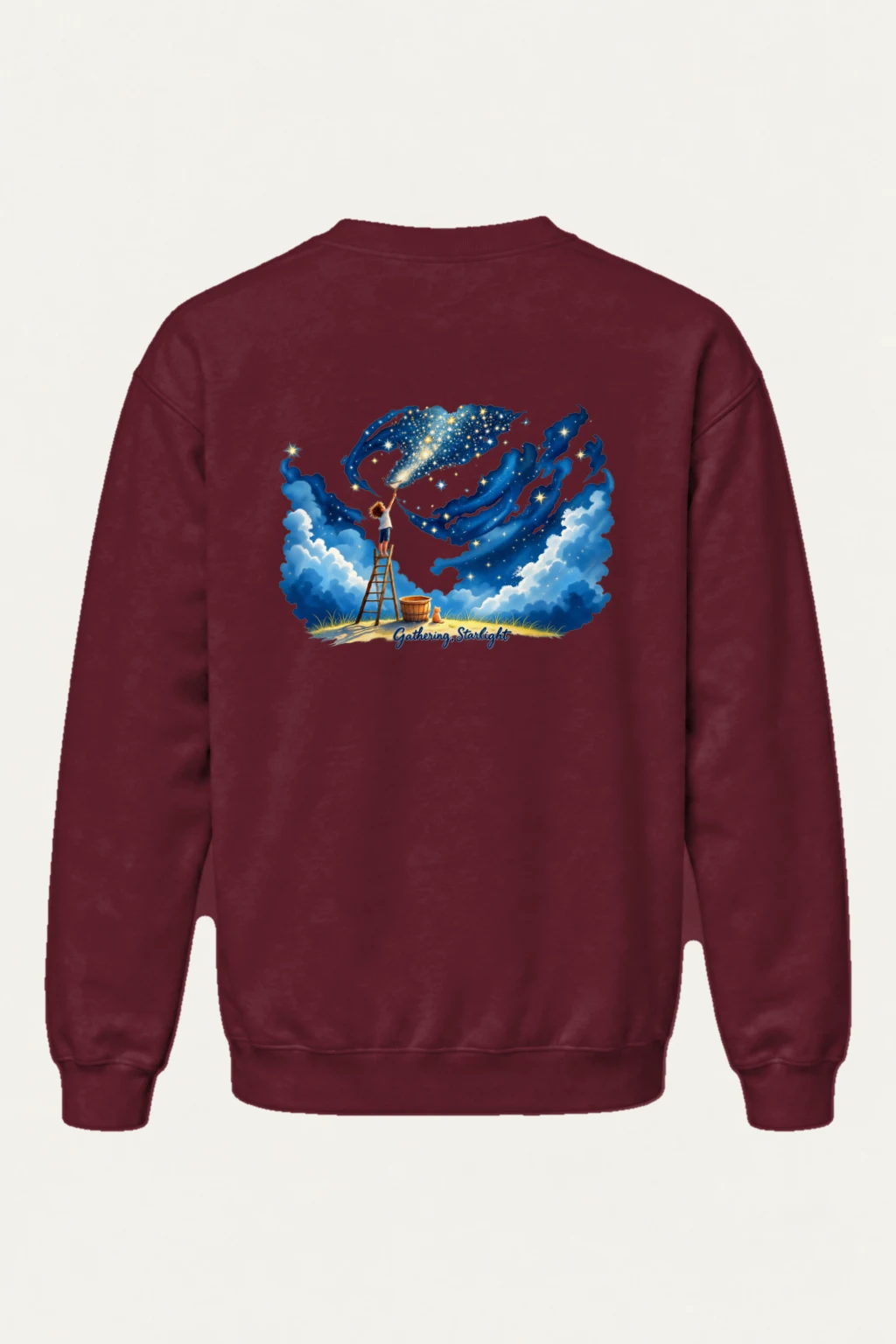 "Gathering Starlight" Heavy Blend Unisex Crewneck Sweatshirt | Gildan 18000