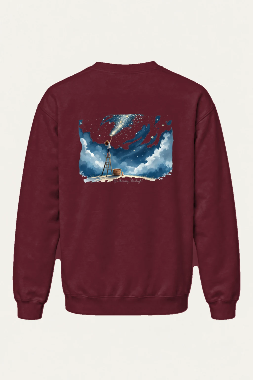 "Gathering Starlight" Heavy Blend Unisex Crewneck Sweatshirt | Gildan 18000