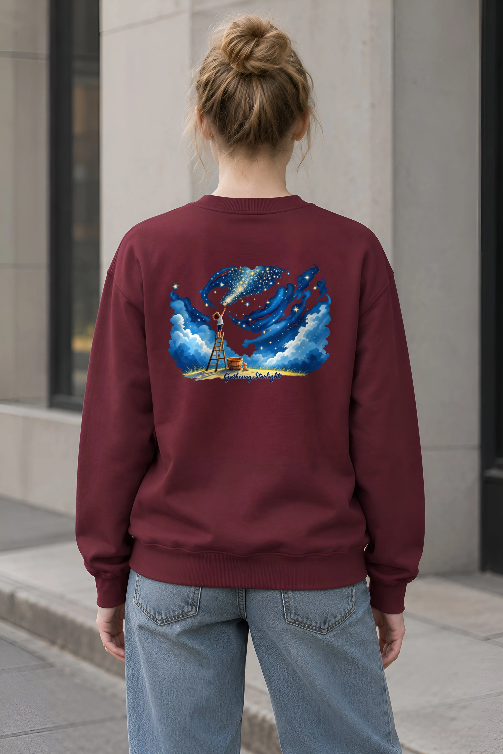 "Gathering Starlight" 1 Crewneck Sweatshirt