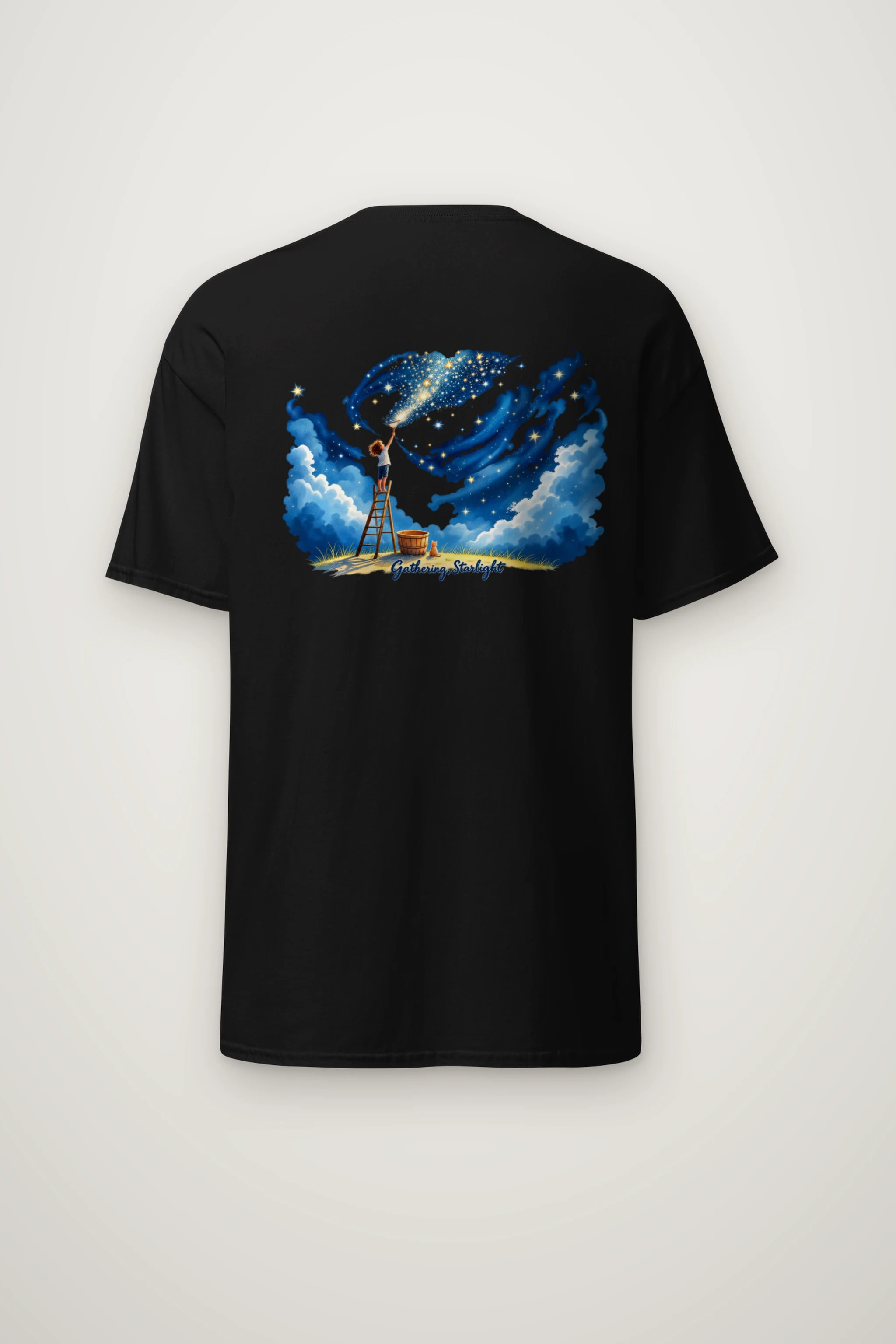 "Gathering Starlight" Heavyweight Unisex Crewneck T-shirt