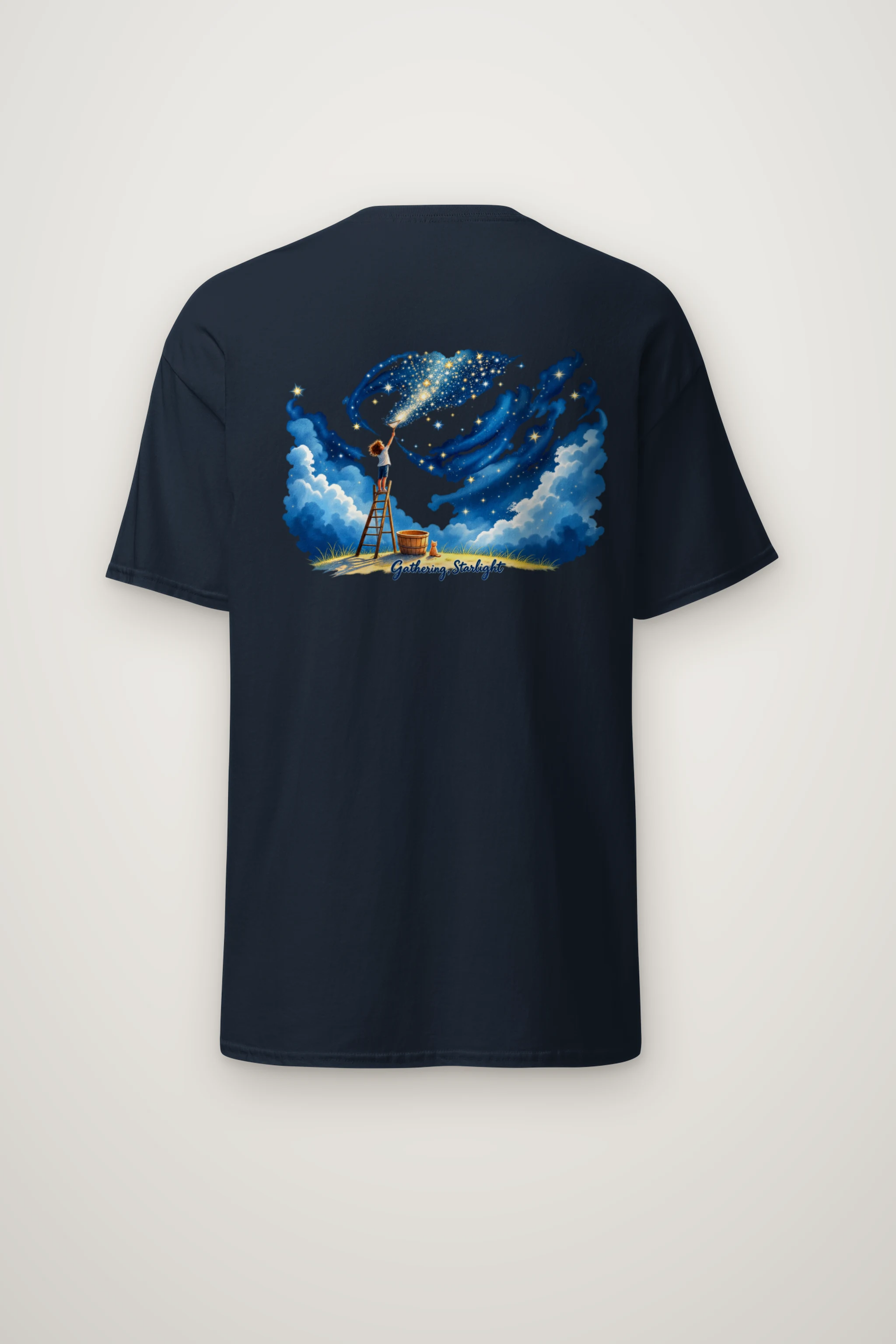 "Gathering Starlight" Heavyweight Unisex Crewneck T-shirt