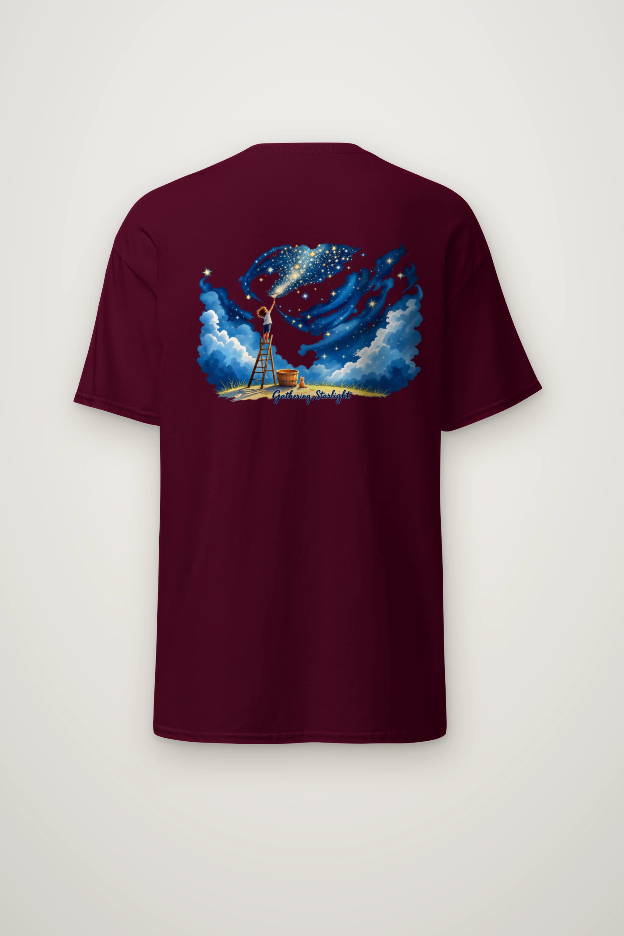 "Gathering Starlight" Heavyweight Unisex Crewneck T-shirt
