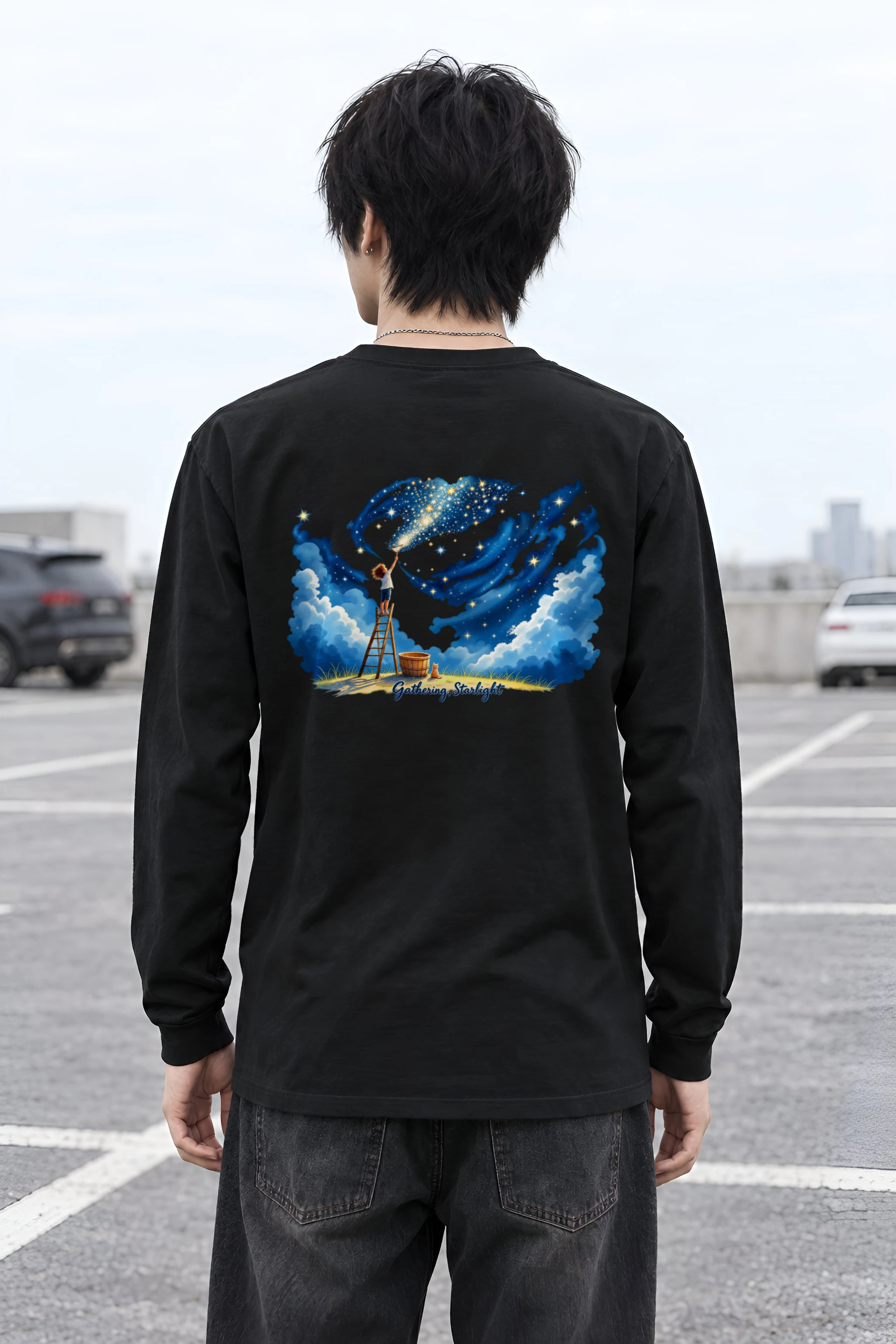 "Gathering Starlight" Unisex Longsleeve T-shirt