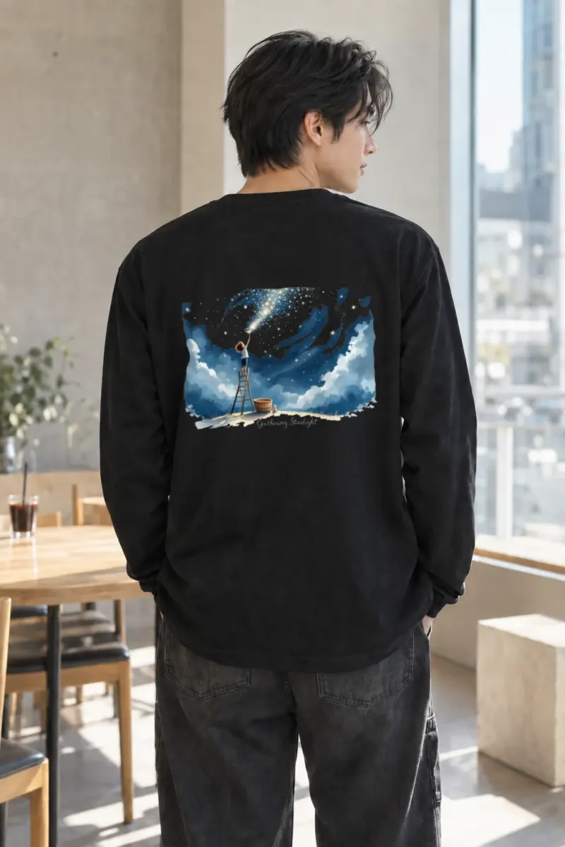 “Gathering Starlight” Unisex Longsleeve T-shirt | Gildan 2400