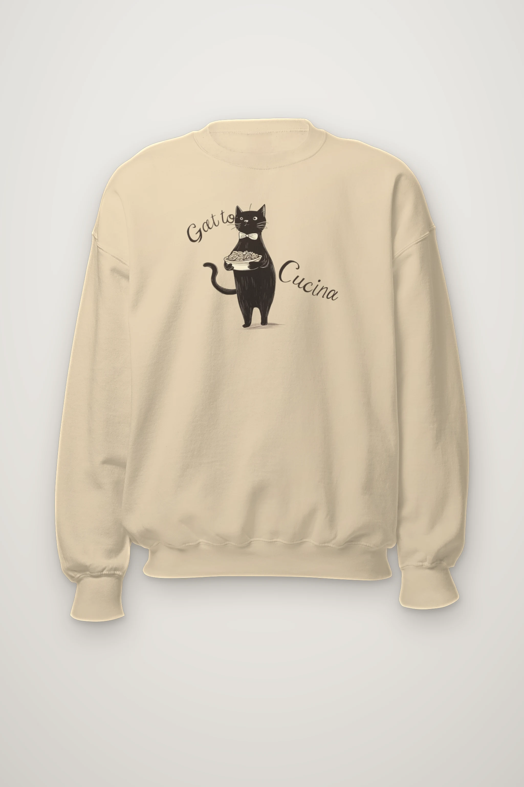 "Gatto Cucina" Heavy Blend Unisex Crewneck Sweatshirt