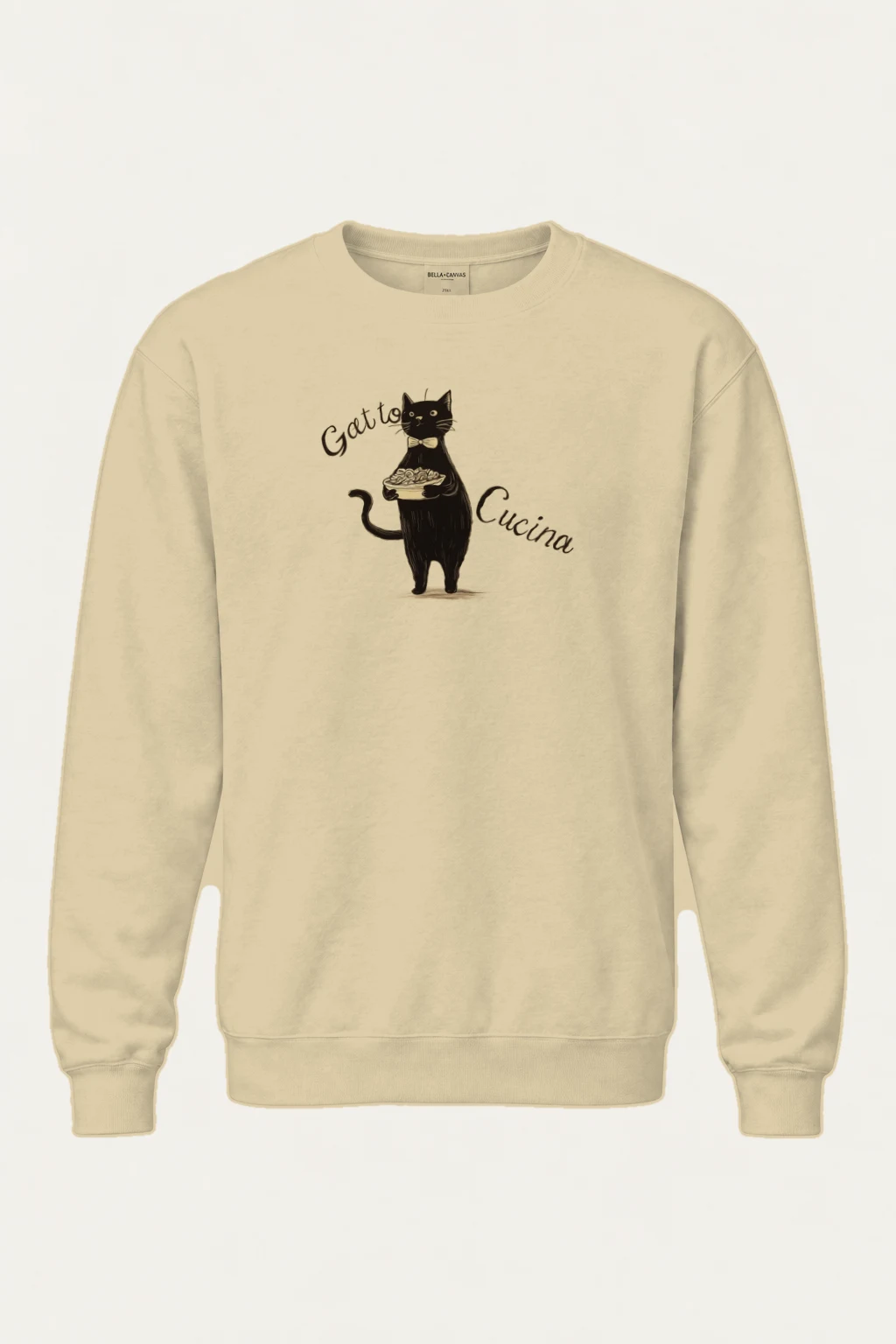 "Gatto Cucina" Heavy Blend Unisex Crewneck Sweatshirt | Gildan 18000