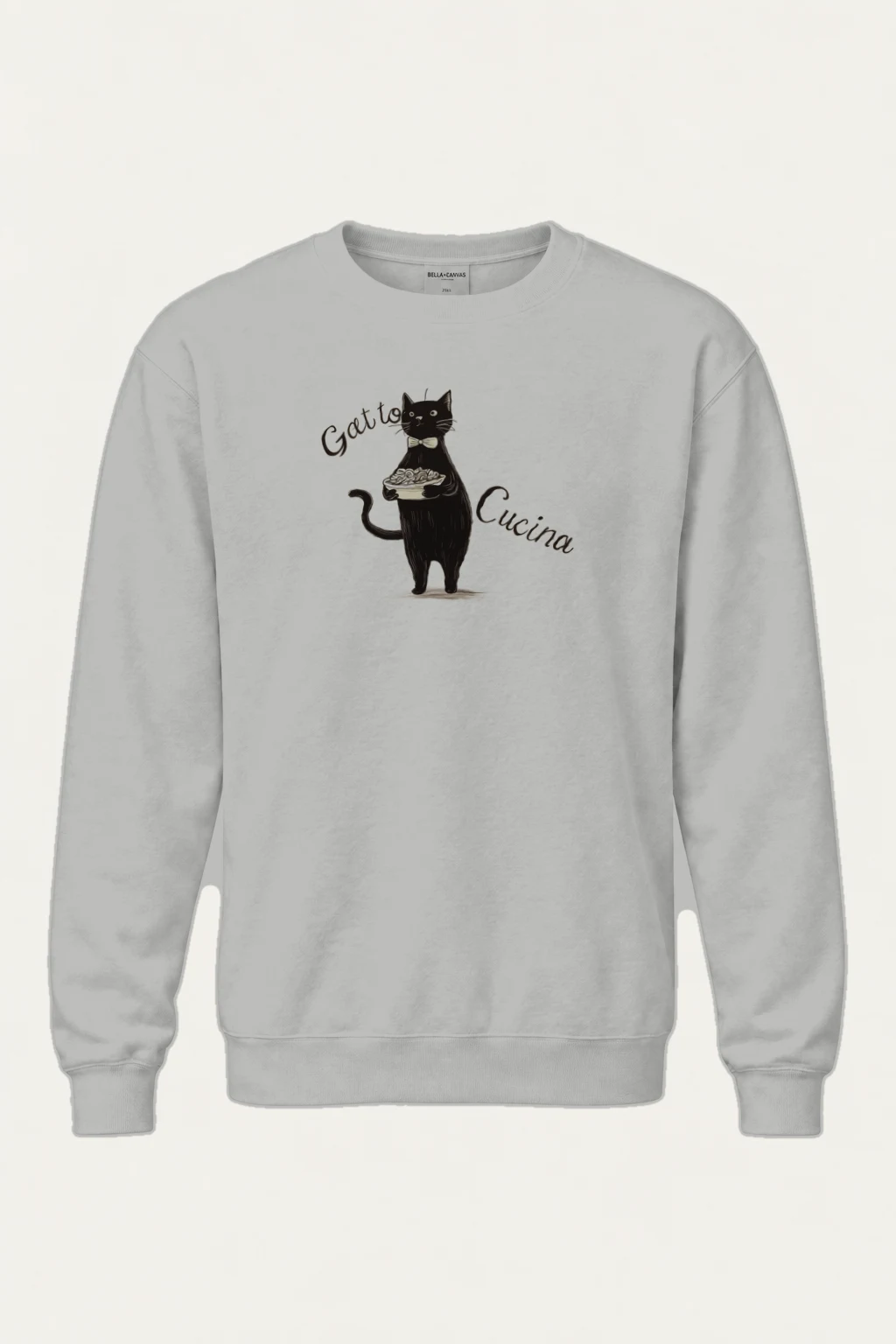 "Gatto Cucina" Heavy Blend Unisex Crewneck Sweatshirt | Gildan 18000