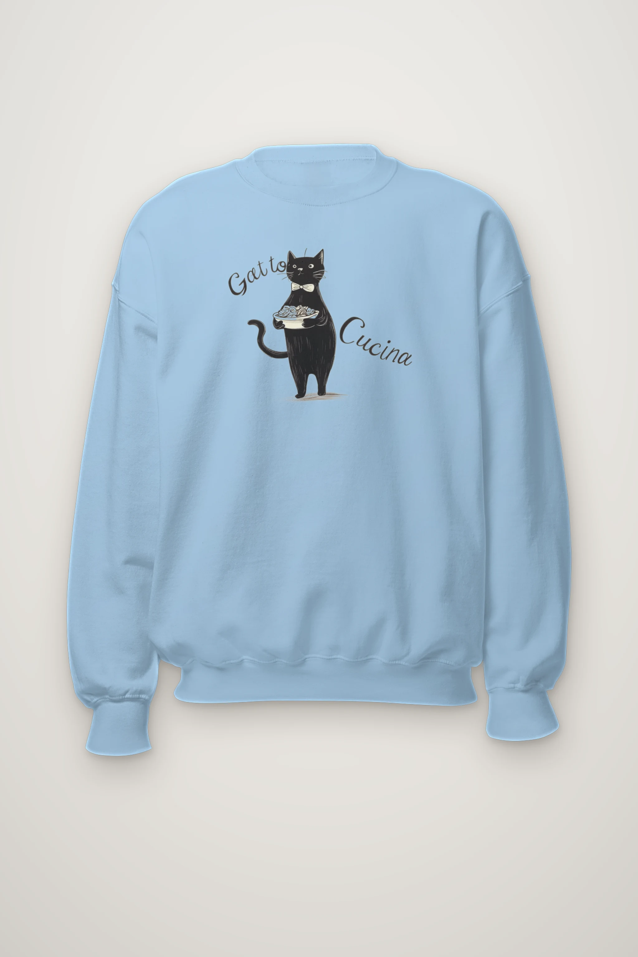 "Gatto Cucina" Heavy Blend Unisex Crewneck Sweatshirt