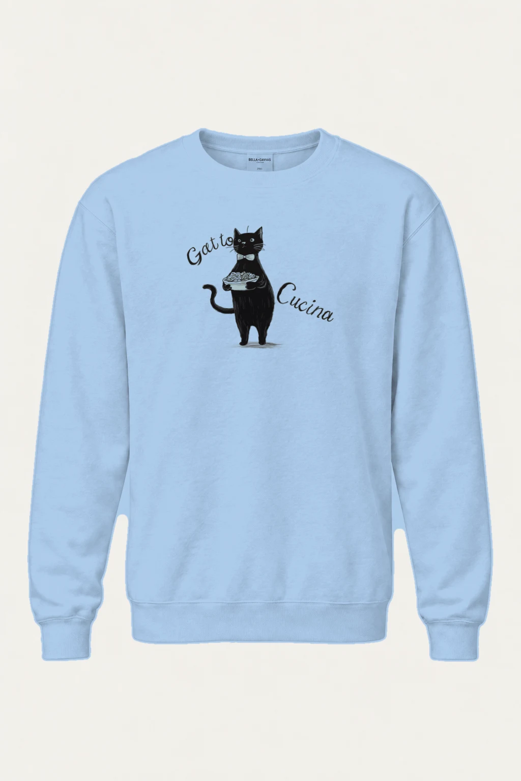 "Gatto Cucina" Heavy Blend Unisex Crewneck Sweatshirt | Gildan 18000
