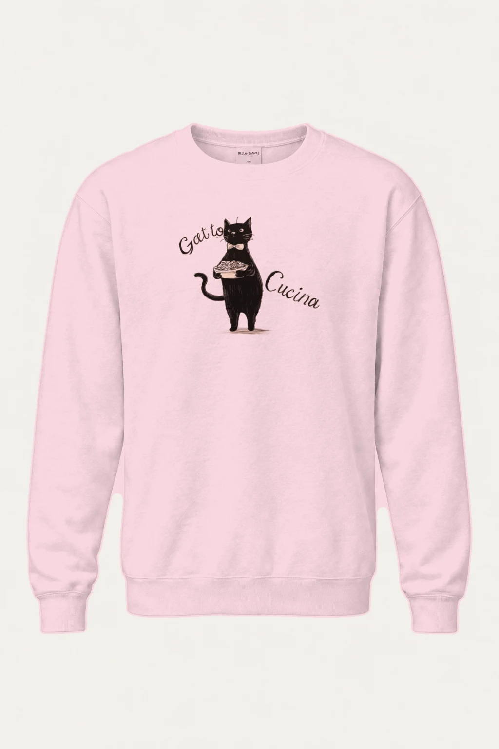 "Gatto Cucina" Heavy Blend Unisex Crewneck Sweatshirt | Gildan 18000