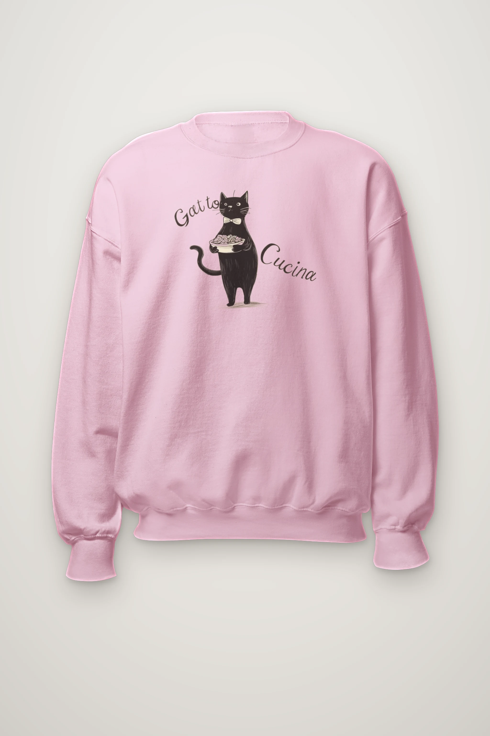 "Gatto Cucina" Heavy Blend Unisex Crewneck Sweatshirt
