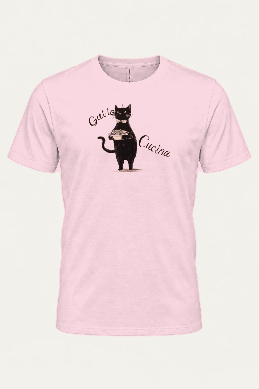 "Gatto Cucina" Heavyweight Unisex Crewneck T-shirt | Gildan 5000
