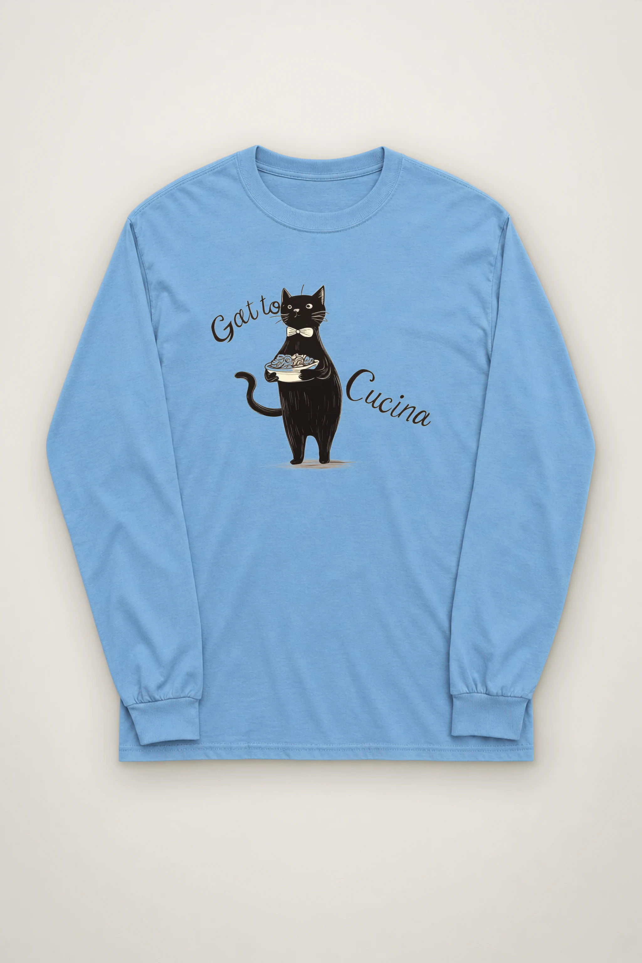 "Gatto Cucina" Unisex Longsleeve T-shirt