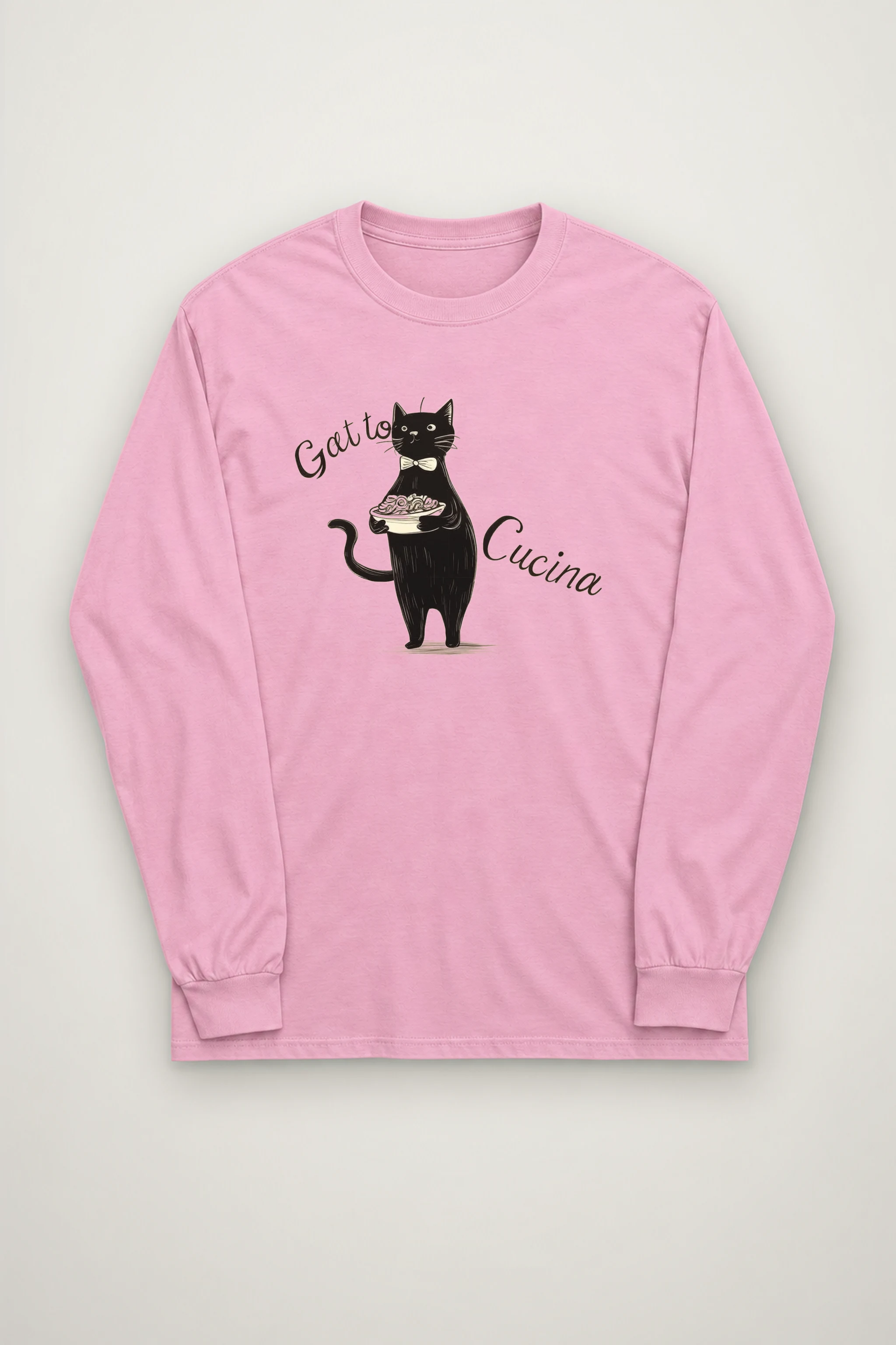 "Gatto Cucina" Unisex Longsleeve T-shirt