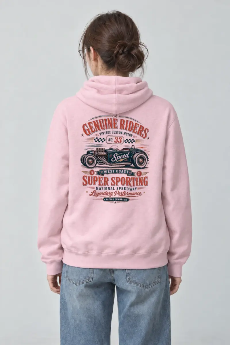 "Genuine Riders" Heavy Blend Unisex Pullover Hoodie