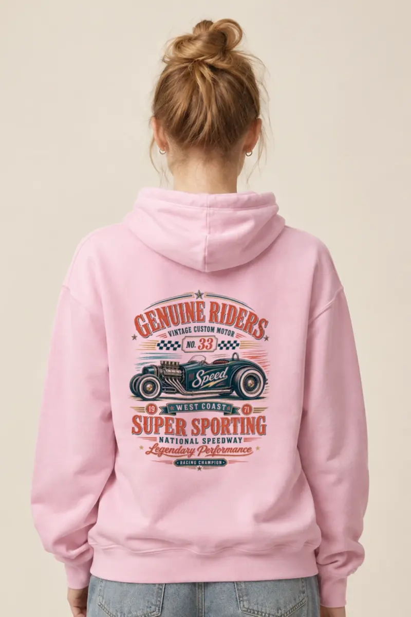 "Genuine Riders" Heavy Blend Unisex Pullover Hoodie