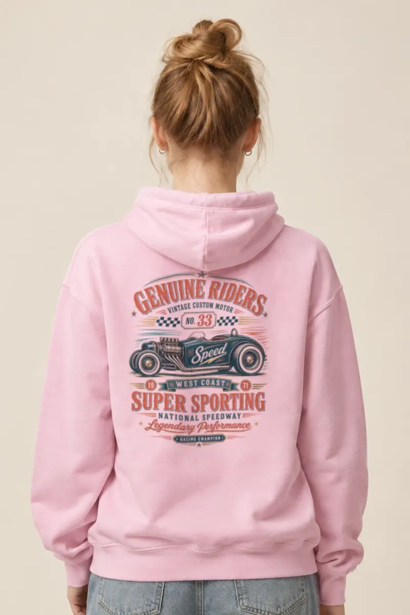 "Genuine Riders" Heavy Blend Unisex Pullover Hoodie