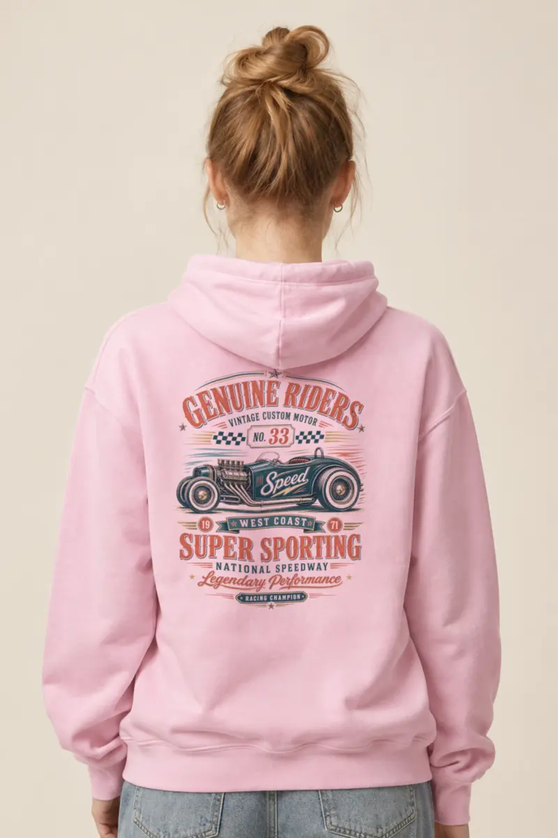 "Genuine Riders" Heavy Blend Unisex Pullover Hoodie
