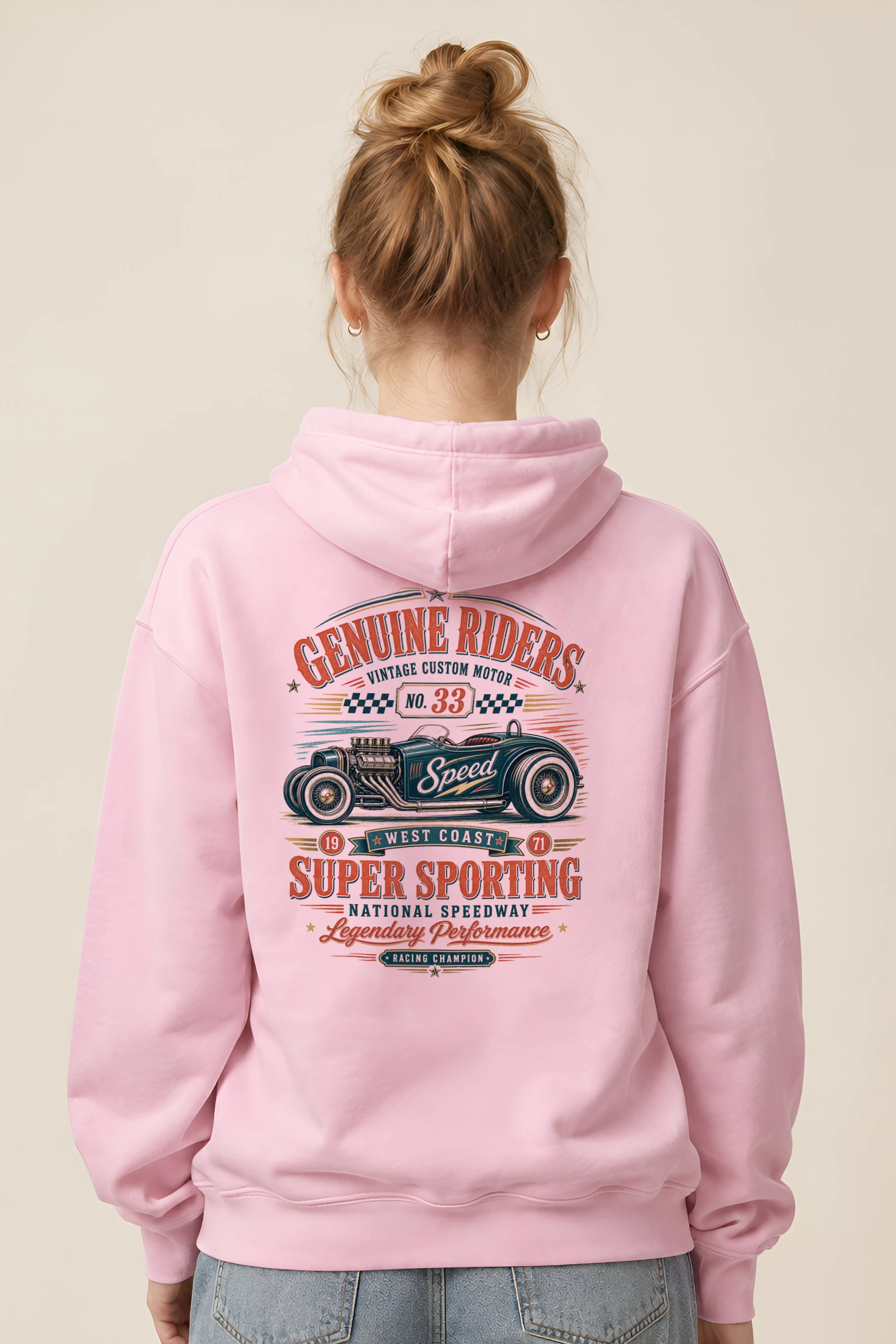 "Genuine Riders" Heavy Blend Unisex Pullover Hoodie