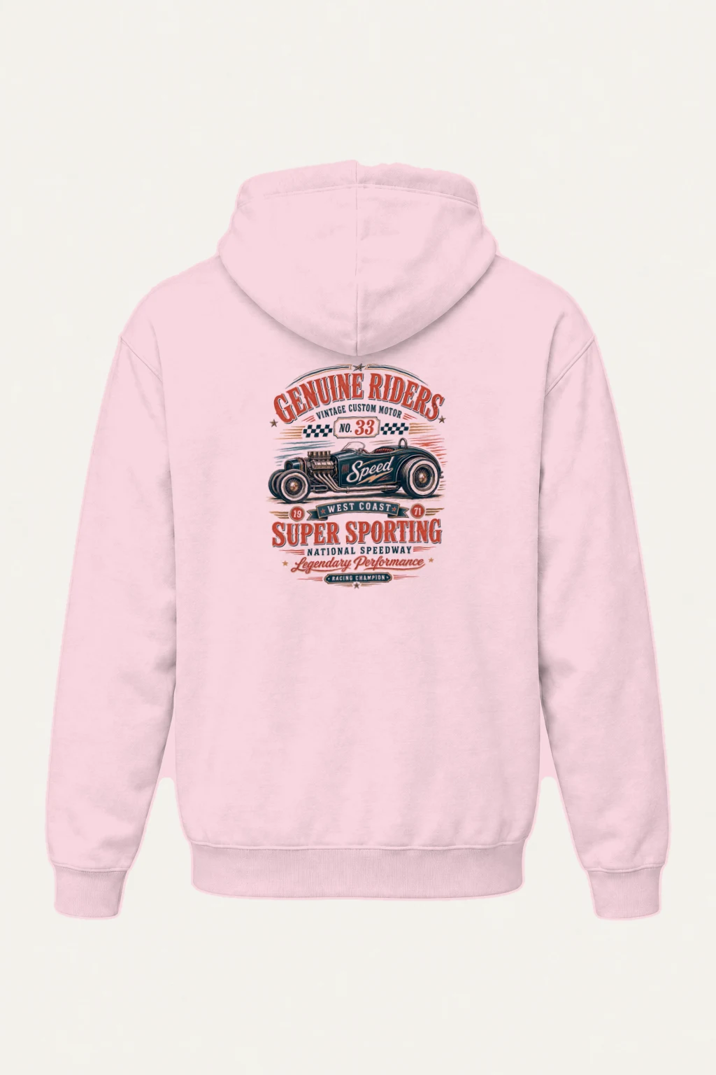 "Genuine Riders" Heavy Blend Unisex Pullover Hoodie | Gildan 18500