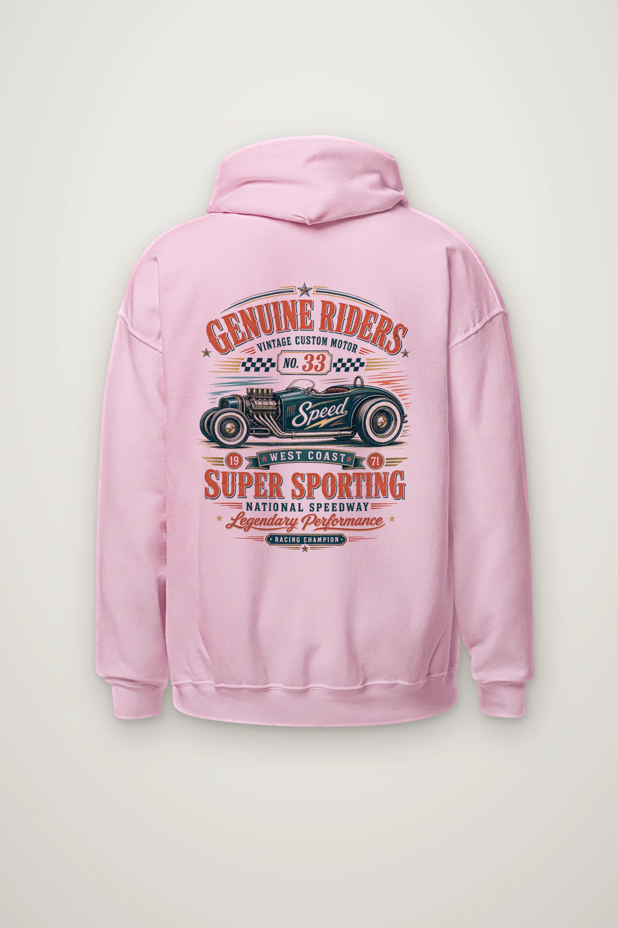 "Genuine Riders" Heavy Blend Unisex Pullover Hoodie