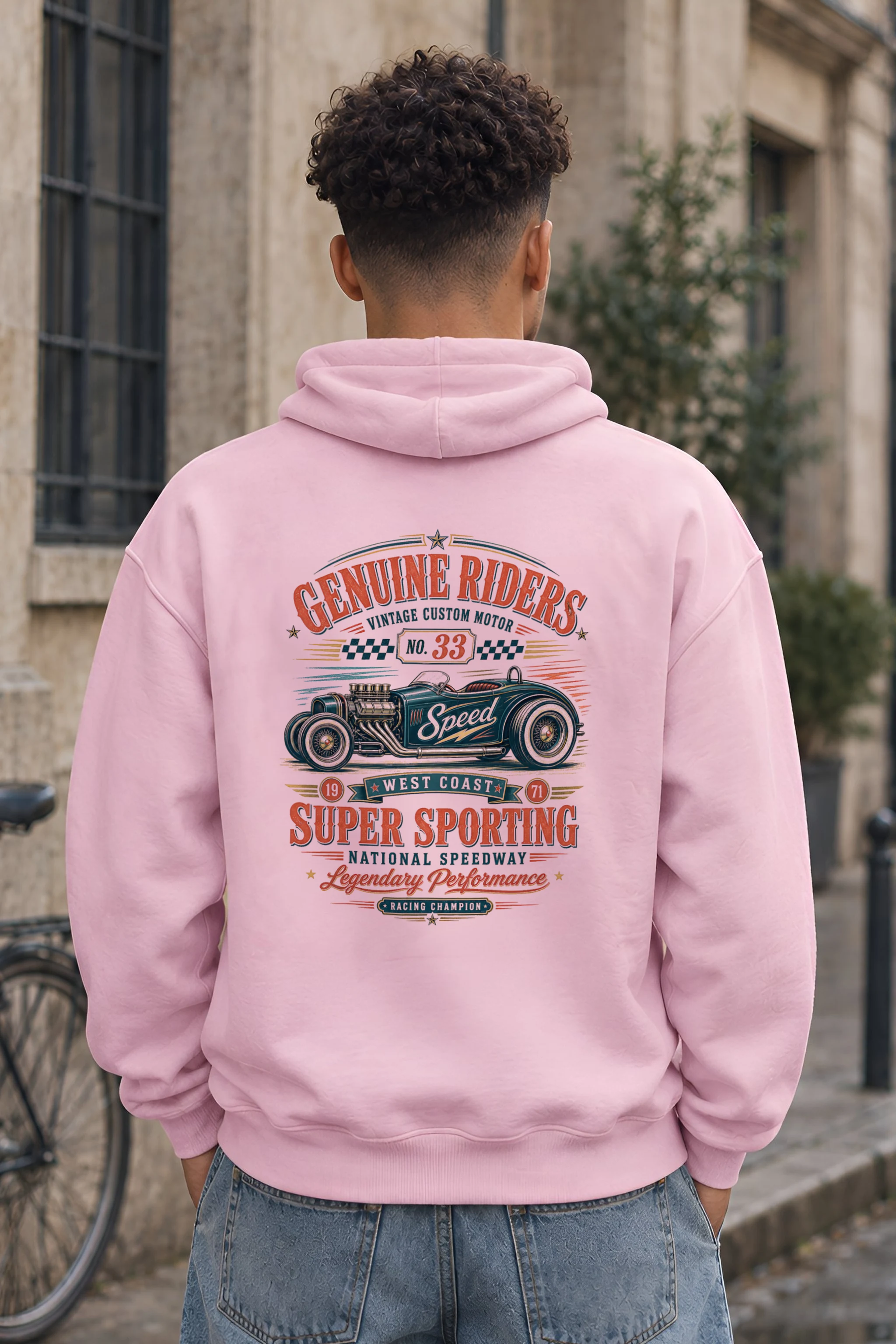 "Genuine Riders" 1 Pullover Hoodie