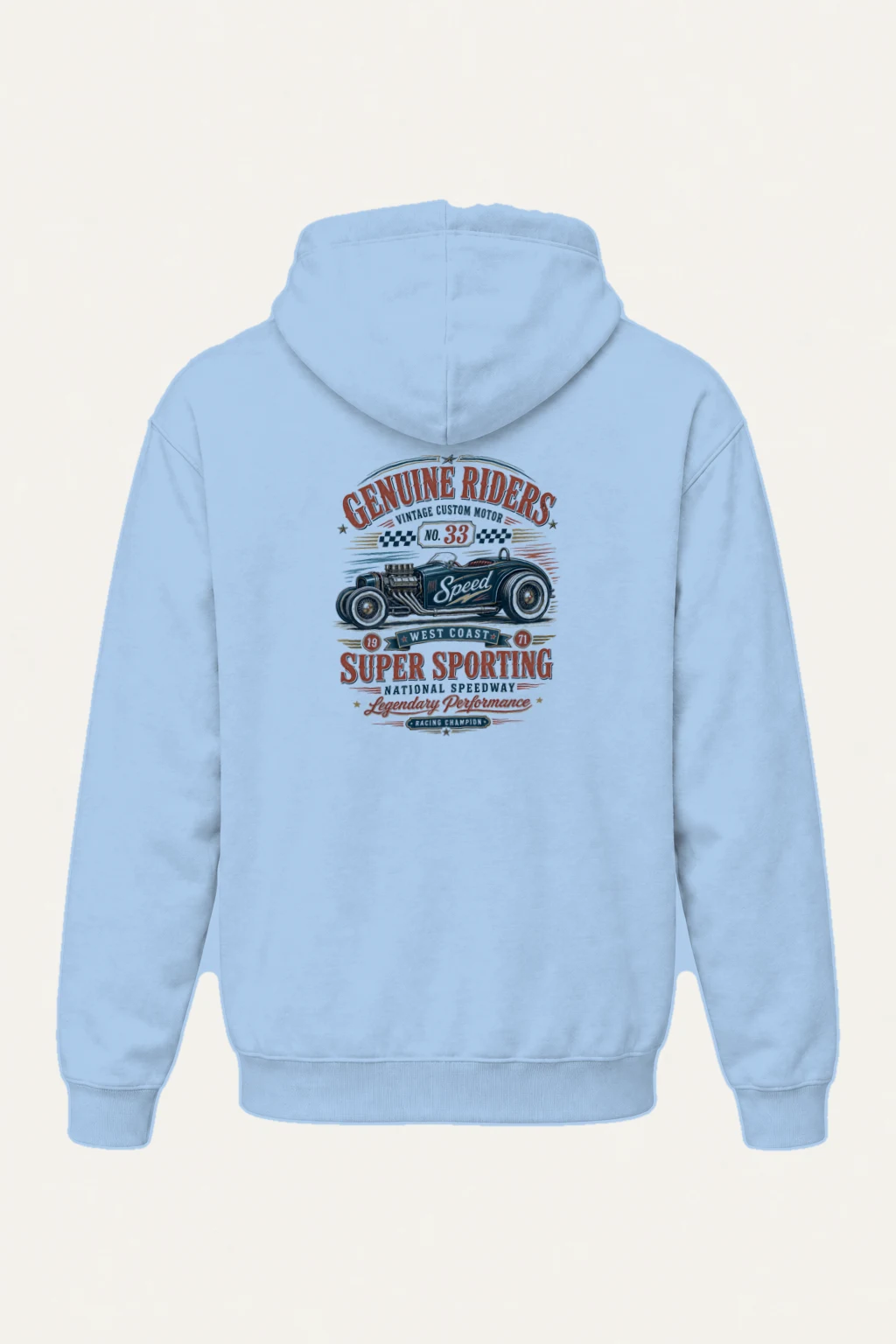"Genuine Riders" Heavy Blend Unisex Pullover Hoodie | Gildan 18500