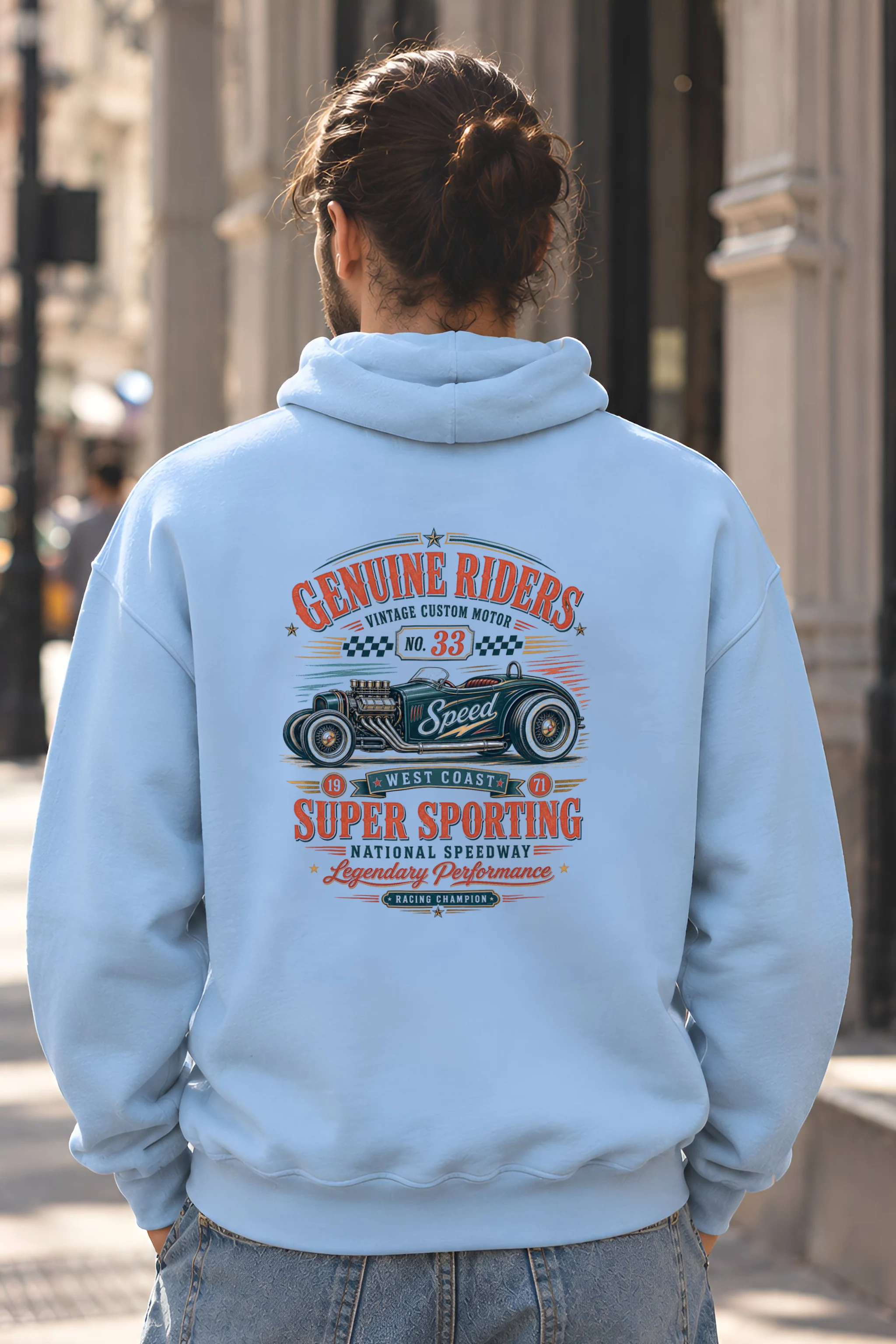 "Genuine Riders" 1 Pullover Hoodie