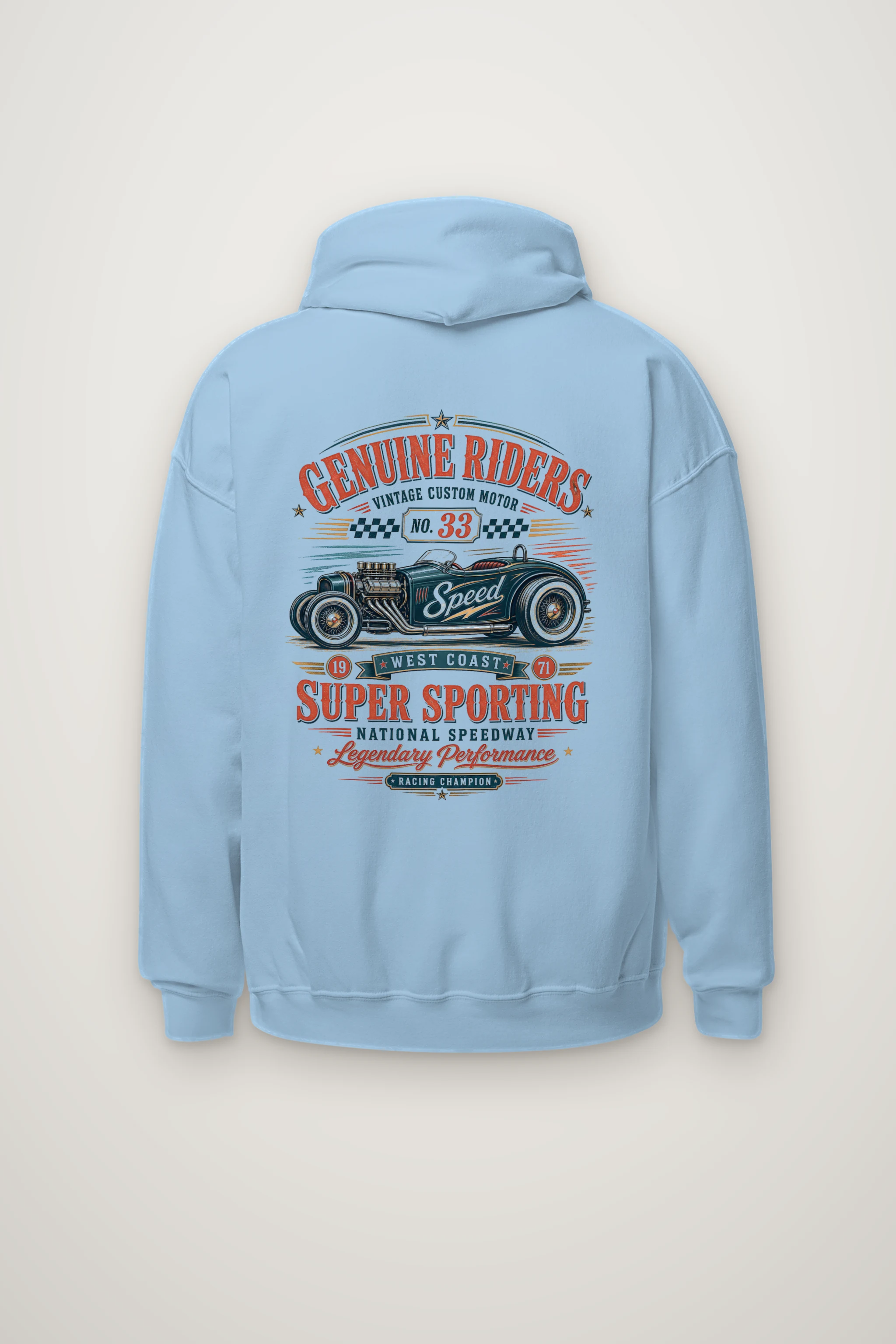 "Genuine Riders" Heavy Blend Unisex Pullover Hoodie