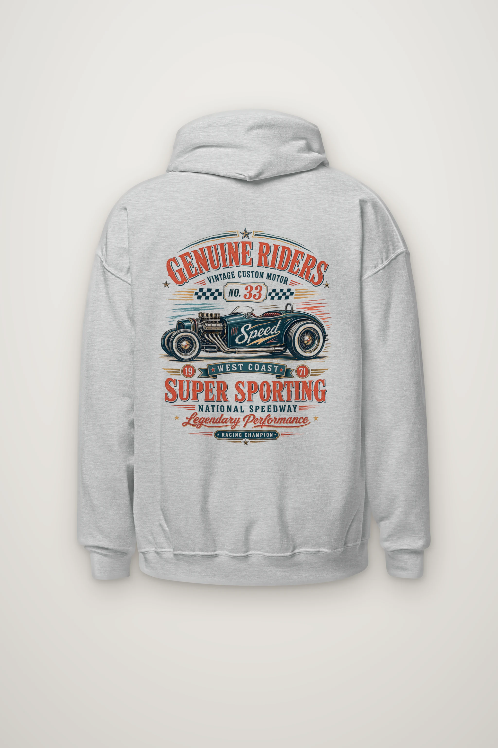 "Genuine Riders" Heavy Blend Unisex Pullover Hoodie