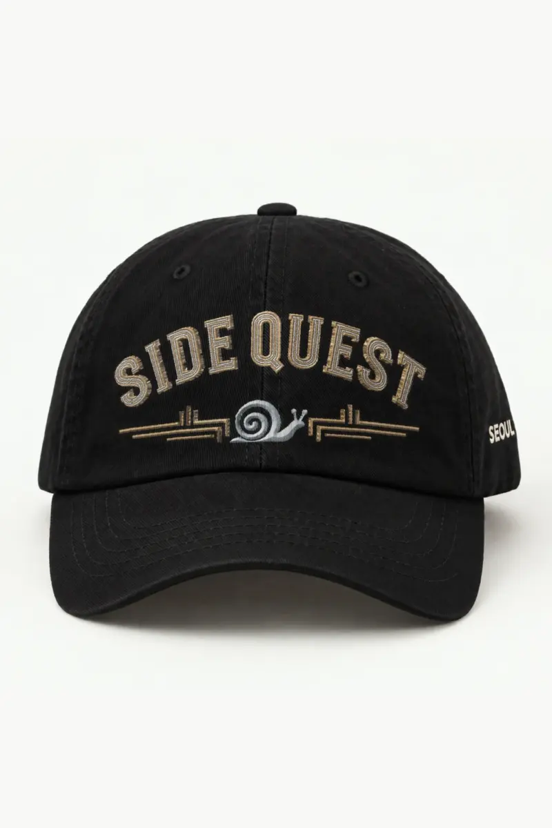 "Geometric Snail" Classic Dad Hat · Embroidered