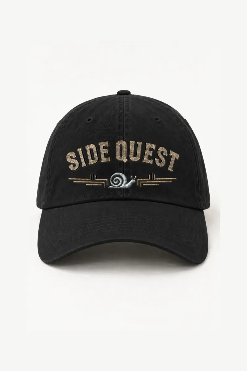 "Geometric Snail" Classic Dad Hat · Embroidered