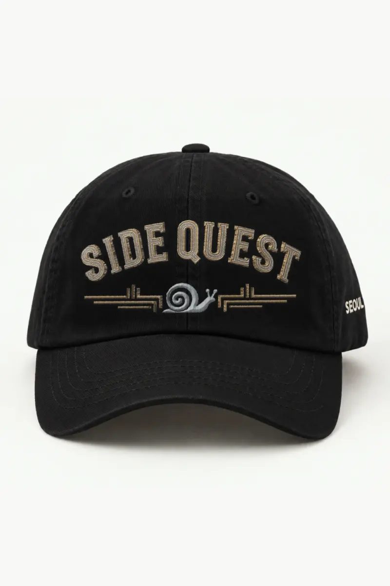 "Geometric Snail" Classic Dad Hat · Embroidered