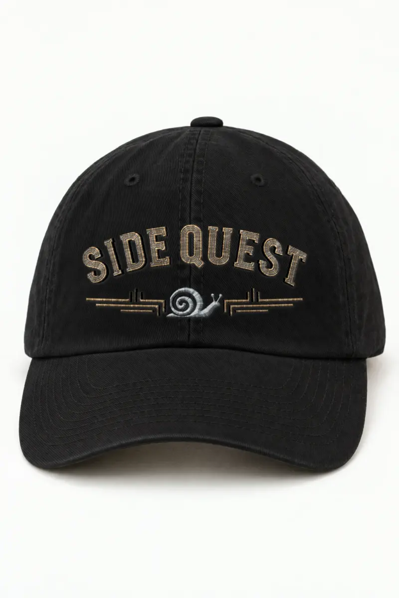 "Geometric Snail" Classic Dad Hat · Embroidered