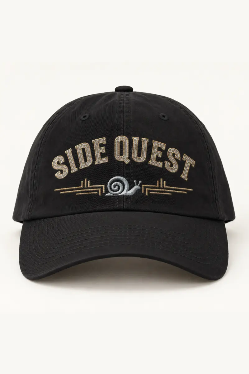 "Geometric Snail" Classic Dad Hat · Embroidered