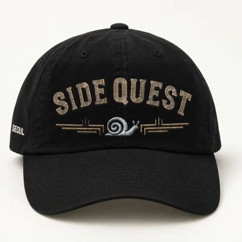 "Geometric Snail" Classic Dad Hat · Embroidered