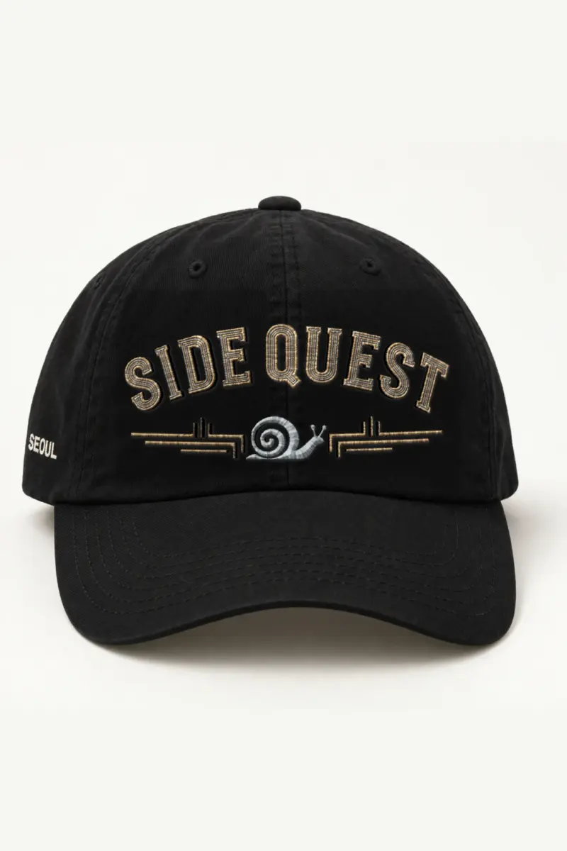 "Geometric Snail" Classic Dad Hat · Embroidered