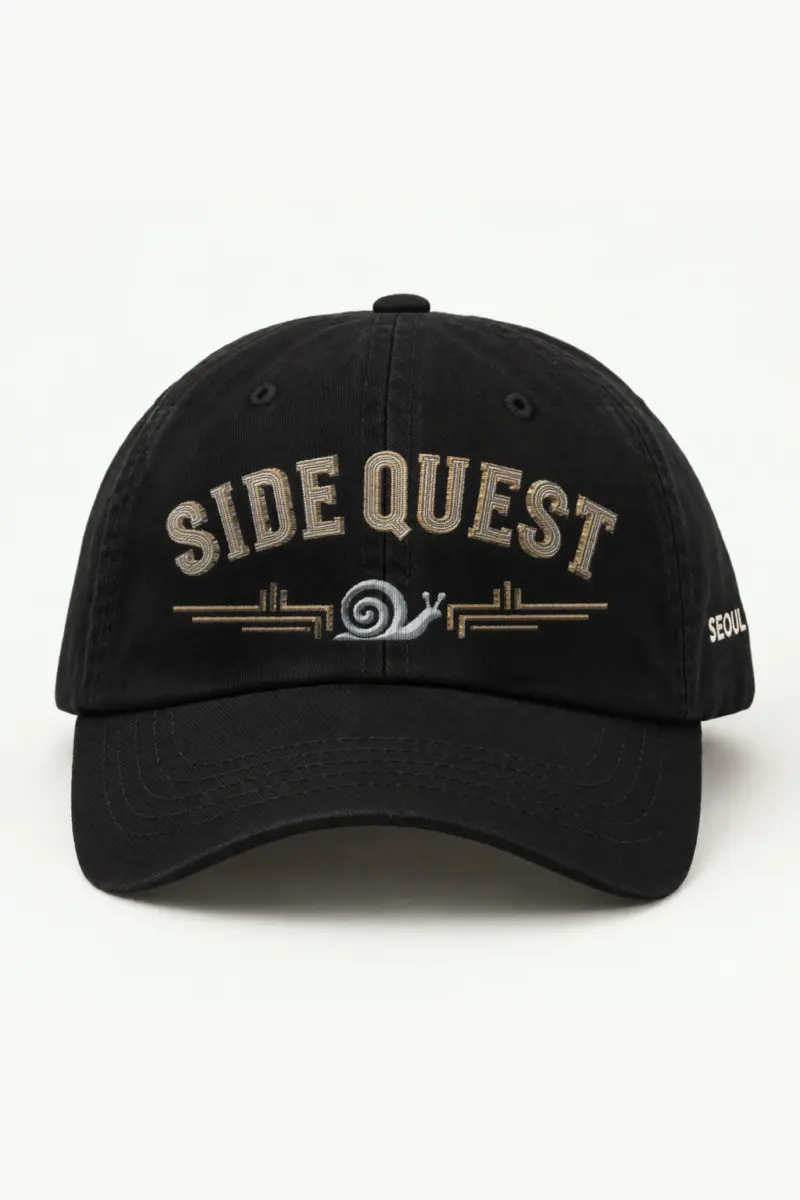 "Geometric Snail" Classic Dad Hat · Embroidered