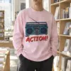 "Get Action Boombox" Unisex Longsleeve T-shirt | Gildan 2400