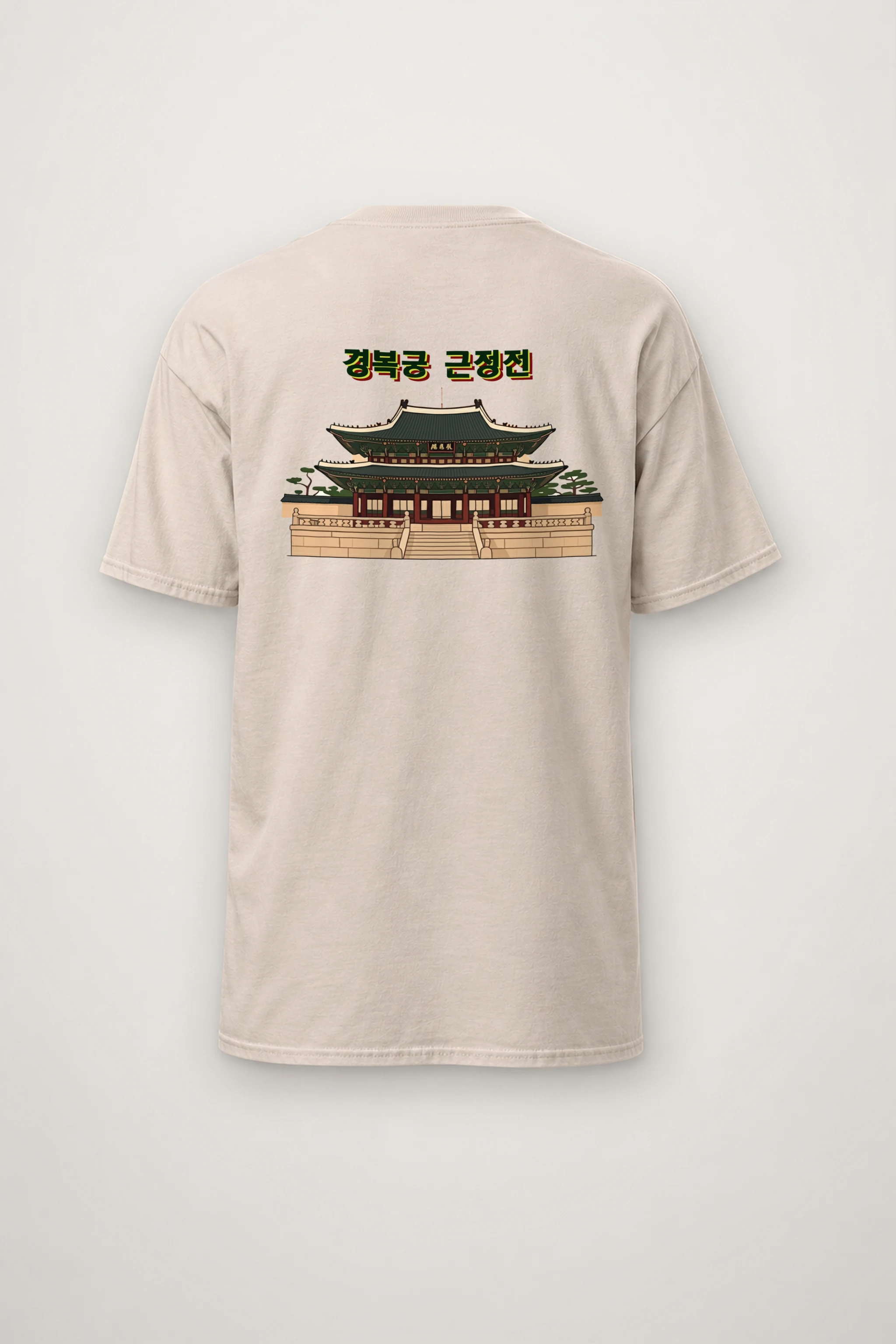"Geunjeongjeon Hall" Heavyweight Unisex Crewneck T-shirt